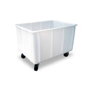 Carro de manutención con ruedas y desagüe