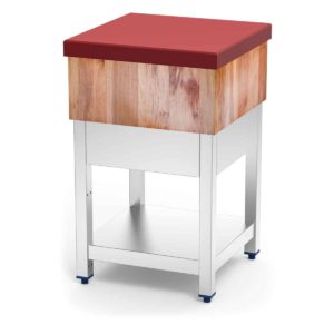 Tajo de troceo de madera y fibra