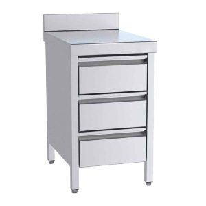 Mesa mural con cajones